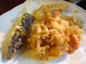 宝来町 天ぷら てんや かき揚げ