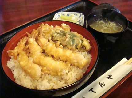 宝来町 天ぷら てんや 海老天丼