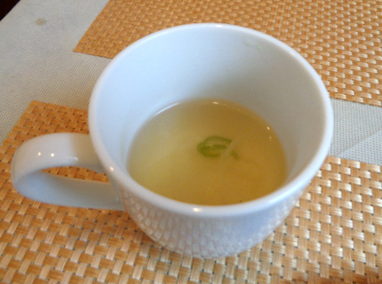オールドウエスタン　函館　洋食　西桔梗　ハンバーグランチ　スープ