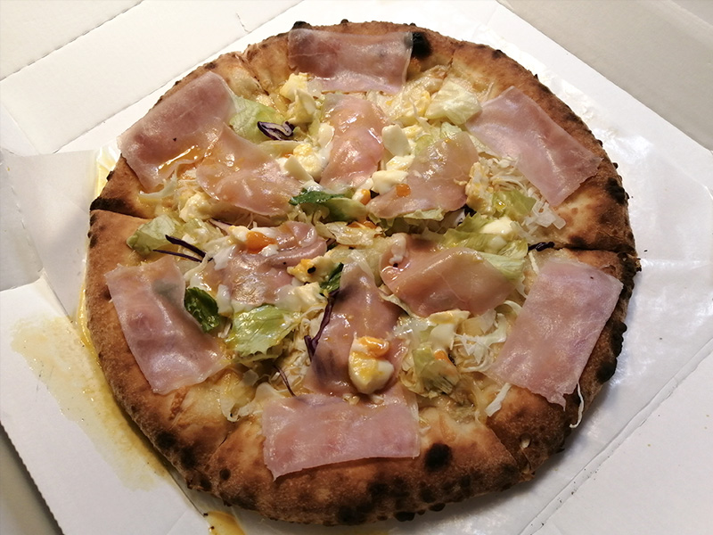 pizza338　ピザ　生ハムサラダ